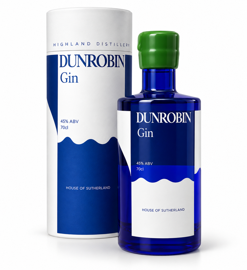 Dunrobin Gin – 70cl Bottle in Luxury Gift Tube
